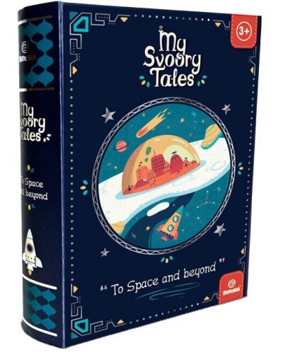 Joc pentru copii Svoora - Carte magnetică de povești, Până la stele și dincolo - 1