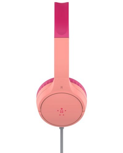 Căști pentru copii cu microfon Belkin - SoundForm Mini, roz - 3