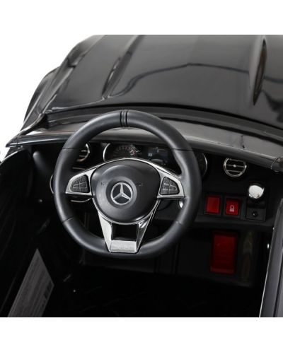 Masina cu acumulator pentru copii KikkaBoo - Mercedes Benz AMG C63 S, negru - 6