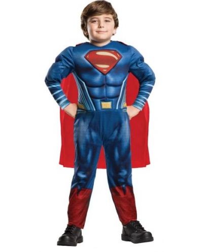 Costum de carnaval pentru copii Rubies - Superman Deluxe, marimea M - 1