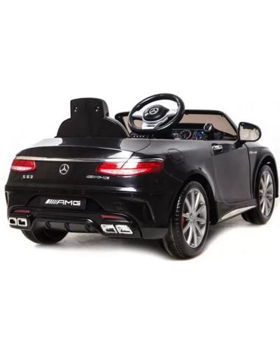 Masina cu acumulator pentru copii KikkaBoo - Mercedes Benz AMG C63 S, negru - 9