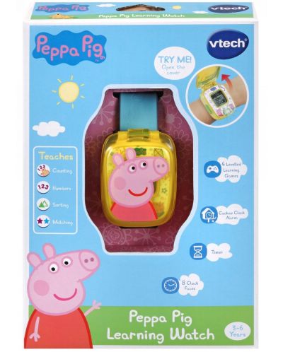 Ceas pentru copii Vtech - Peppa Pig - 1