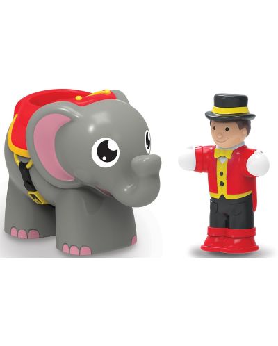 Jucarie pentru copii WOW Toys - Elefantelul Eli si dresorul acestuia - 1