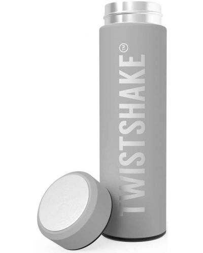 Termos pentru copii Twistshake - Hot or Cold, gri, 420 ml - 2