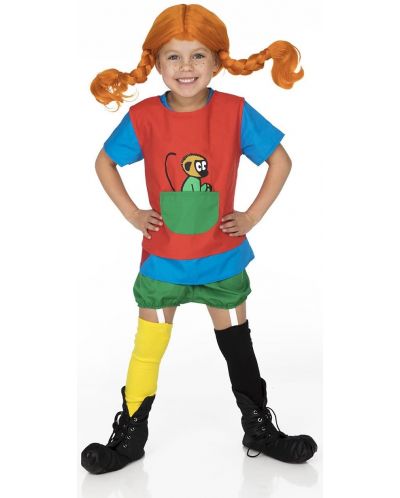 Costumul lui Pippi Longstocking pentru copii Pippi, 2-4 ani - 2