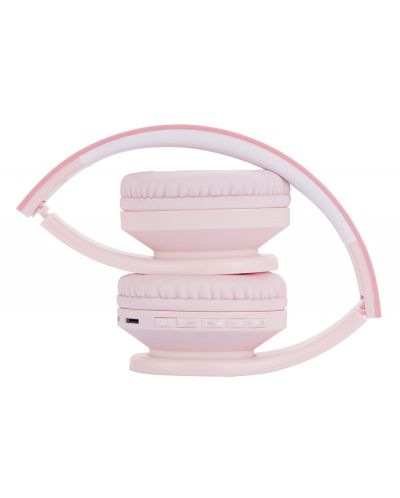 Casti cu microfon pentru copii PowerLocus - P1, wireless, roz - 4