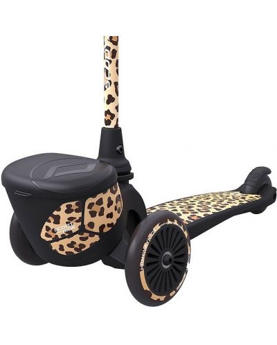 Tricicleta pentru copii cu suport  Scoot & Ride - Highwaykick 2, Lifestyle, leopardul - 3