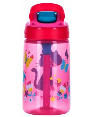 Sticlă de apa pentru copii Contigo Gizmo Flip - Pisică, 420 ml - 3