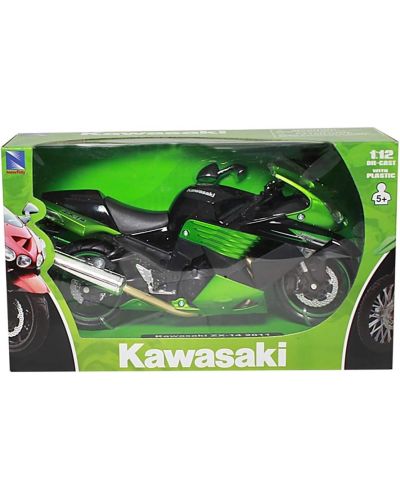 Jucărie pentru copii Newray - Motocicletă Kawasaki ZX-14R, 1:12