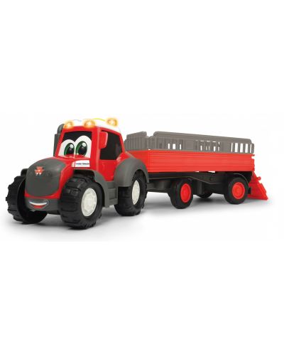 Jucarie pentru copii Simba ABC - Tractor cu remorca si manz, cu sunete si lumini - 2