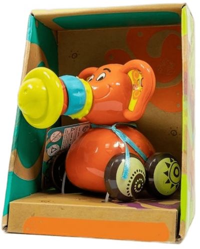 Jucărie pentru copii Raya Toys - Elefant pe roți, sortiment - 2