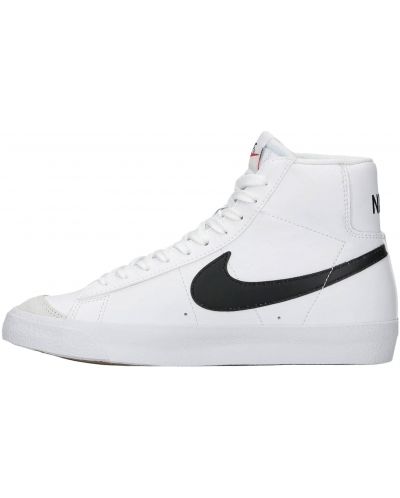 Pantofi sport pentru copii Nike - Blazer Mid '77, albe - 1