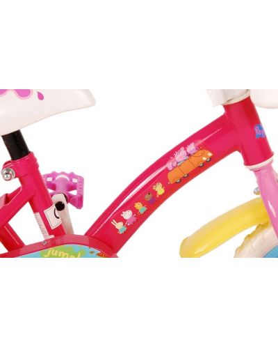 Bicicletă pentru copii cu roți auxiliare  E&L cycles -Peppa Pig, 10'' - 7