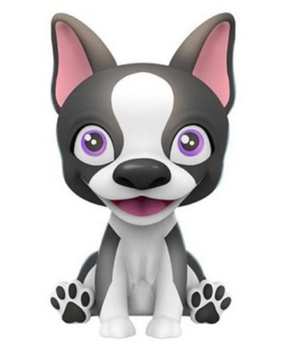 Joaca de copii Kidz World Washy Friends - Cățeluș de baie cu noroi, Boston Terrier - 4