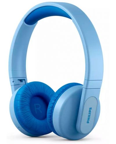 Casti wireless pentru copii Philips - TAK4206BL, albastre - 2