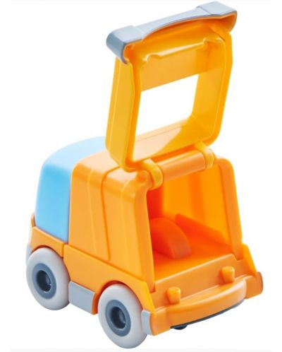 Jucărie pentru copii Haba - Camion de gunoi cu motor de inerție - 3