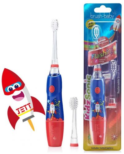 Periuţă de dinţi electrică pentru copii Brush Baby - Kidzsonic, The Rocket - 2
