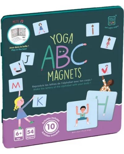 Joc pentru copii Buki Franța - Yoga magneți - ABC - 4