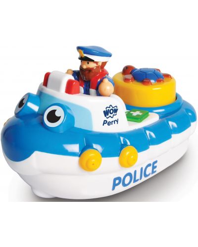Jucarie pentru copii WOW Toys - Barca de politie - 1