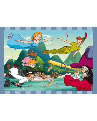 Puzzle pentru copii  Clementoni 4 в 1 - Filme clasice Disney - 3