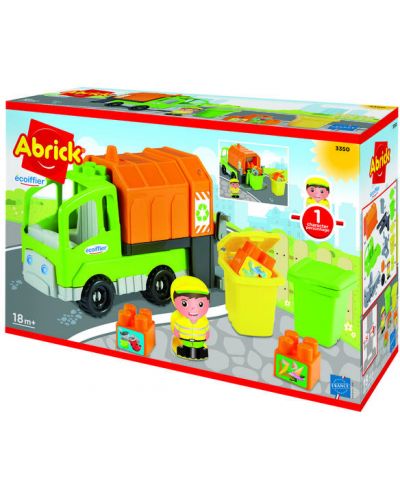 Jucarie pentru copii Ecoiffier Abrick - Camion pentru gunoi, cu accesorii Garbage Truck Abrick - 2