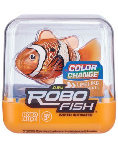 Jucarie pentru copii Zuru - Robo fish, portocalie - 1