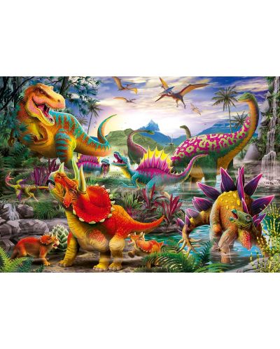 Puzzle pentru copii Ravensburger  din 35 piese - Teroarea lui T-Rex - 2