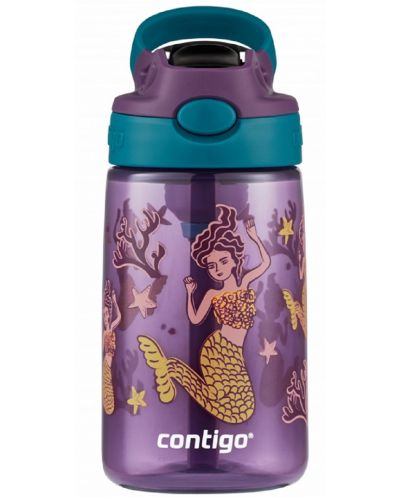 Sticla pentru copii Contigo Cleanable Mermaids - 420 ml, violet - 1