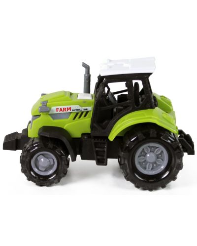 Jucărie pentru copii Rappa - Tractor "Ferma mea mică", cu sunete și lumini, 10 cm - 3