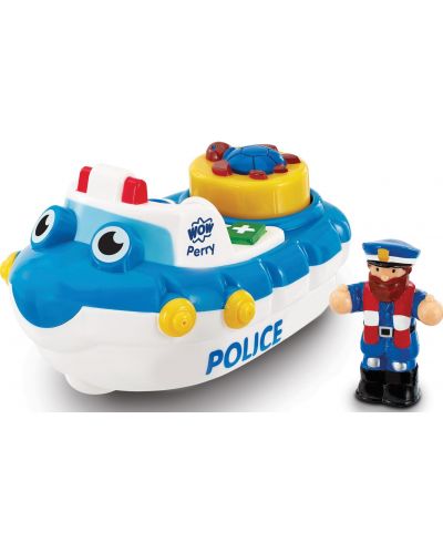 Jucarie pentru copii WOW Toys - Barca de politie - 2