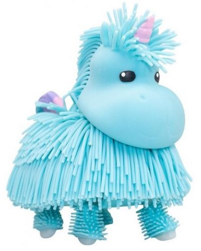 Eolo Toys Jiggly Pets - Unicorn Roschly cu sunete, albastru - 4