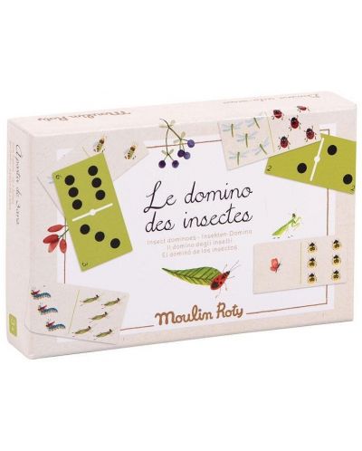 Joc de copii Moulin Roty - Domino cu insecte - 2