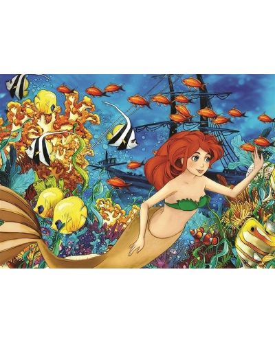 Puzzle pentru copii  Art Puzzle de 100 piese - Sirena - 2