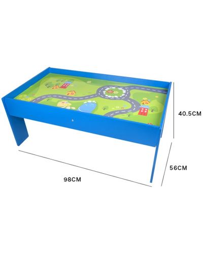 Masă de joacă din lemn pentru copii Acool Toy - Albastru - 2