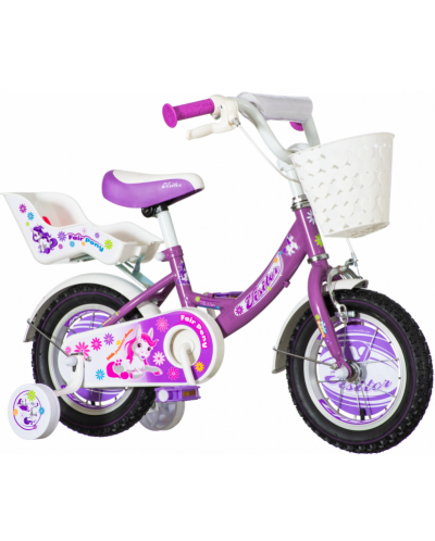 Bicicleta pentru copii Venera Bike - Pony, 12'', violet - 1