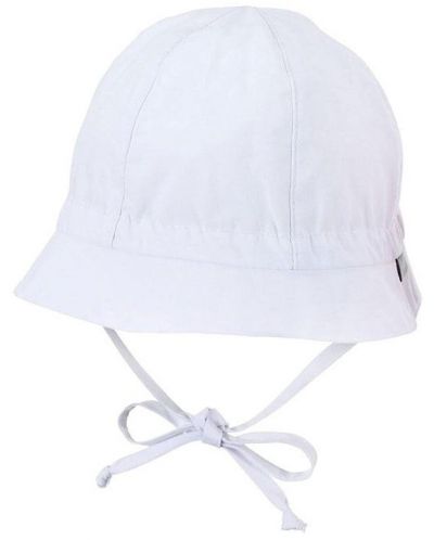 Pălărie de vară pentru copii cu protecție UV 50+ Sterntaler - 43 cm, 5-6 luni, albă - 1