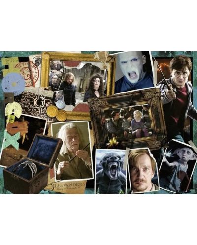 Puzzle pentru copii  Ravensburger din  4 x 100 piese - Harry Potter - 2