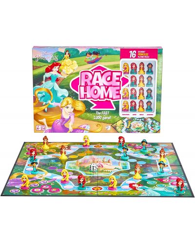 Joc educativ pentru copii Disney Princess - Home Race - 3