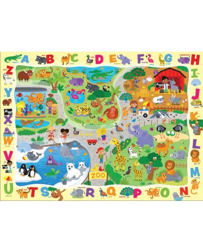 Puzzle pentru copii Master Pieces din 48 de părți - in gradina zoologica - 2