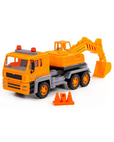 Jucărie pentru copii Polesie Toys - Camion cu buldozer - 4