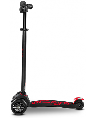 Scooter pentru copii Micro - Maxi Deluxe Pro, negru/roșu - 2