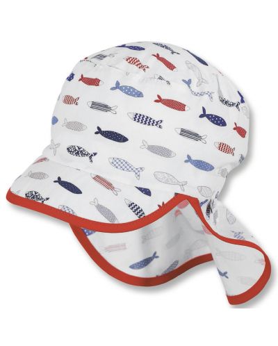 Pălărie de vară pentru copii Sterntaler - Pește, 51 cm, 18-24 luni - 1