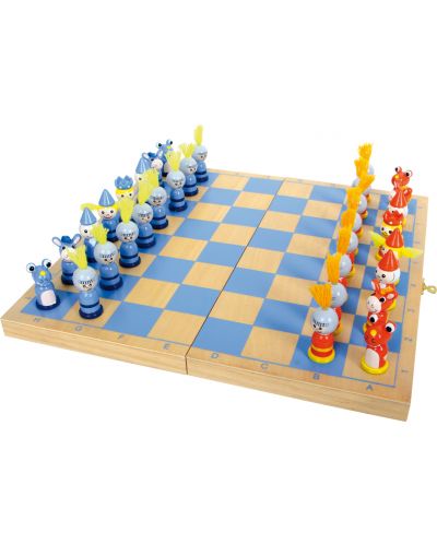 Șah din lemn pentru copii Small Foot - Knights - 1