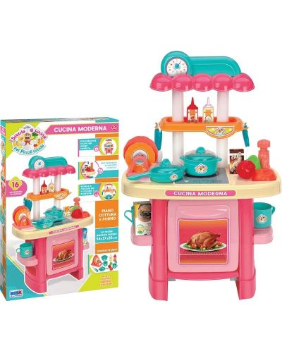 Bucătărie pentru copii RS Toys - Cu accesorii, 54 cm - 1