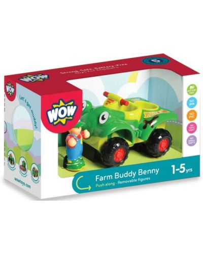 Jucarie pentru copii WOW Toys - Benny's Farm Buggy - 3