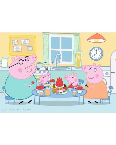 Puzzle pentru copii Ravensburger  din 35 piese - Timp de familie cu Peppa Pig - 2