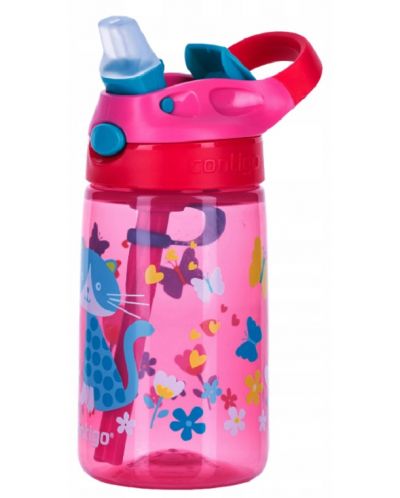 Sticlă de apa pentru copii Contigo Gizmo Flip - Pisică, 420 ml - 2