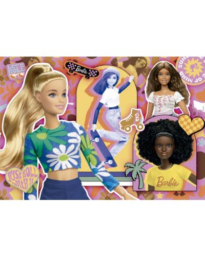 Puzzle pentru copii  Clementoni din 104 piese - Barbie (opțiunea 2) - 2