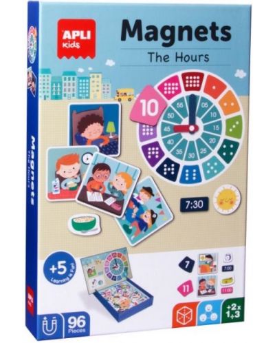 Joc magnetic pentru copii Apli - Orele - 1