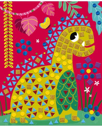 Mozaic pentru copii Janod - Dinozaurii  - 4